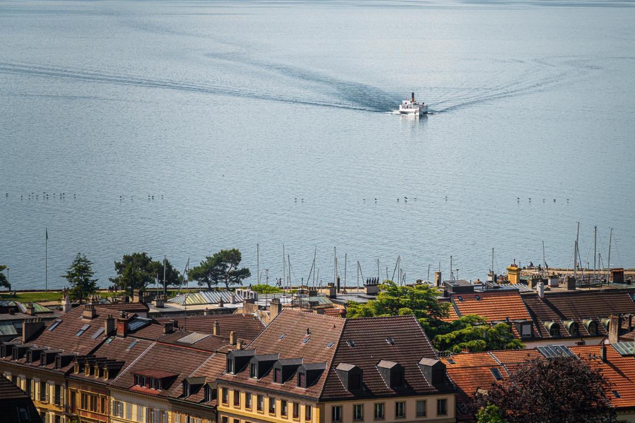 Hotel Alpes & Lac Нюшател Екстериор снимка